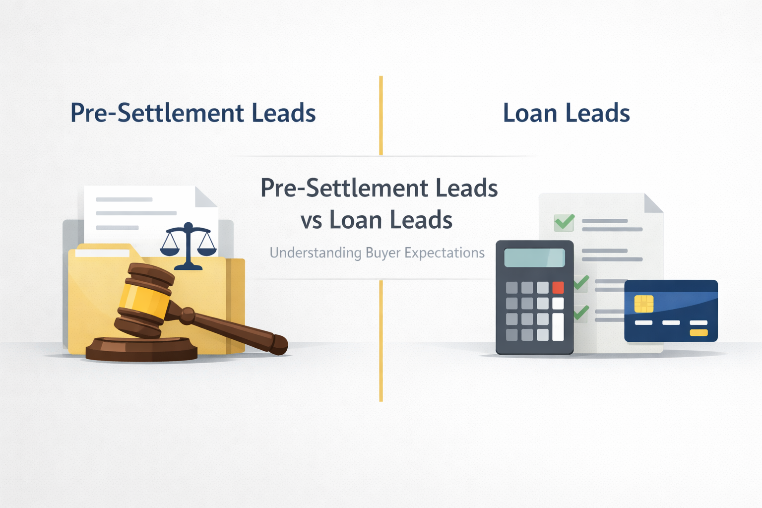 Pre-Settlement Leads vs Loan Leads: Why They Are Not the Same